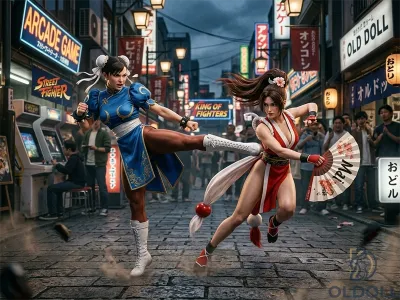 Die Magie von Chun-Li & Mai Shiranui als Promi Sexpuppen