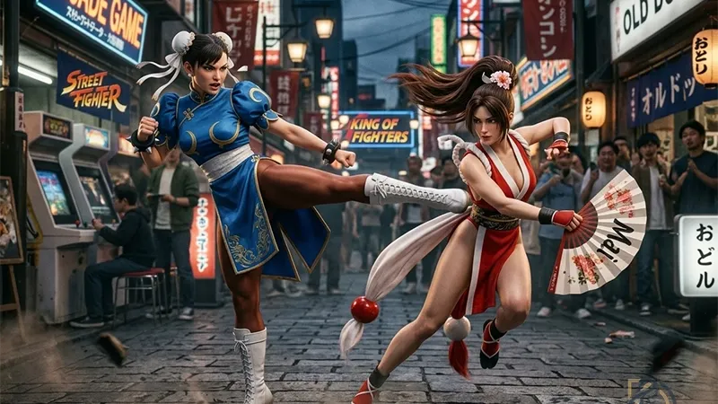 Die Magie von Chun-Li & Mai Shiranui als Promi Sexpuppen