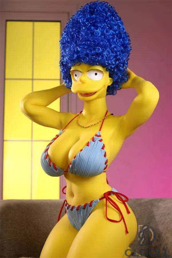 Dolls Castle 147cm K-Körbchen Fantasy Simpsons Marge Silikonpuppe