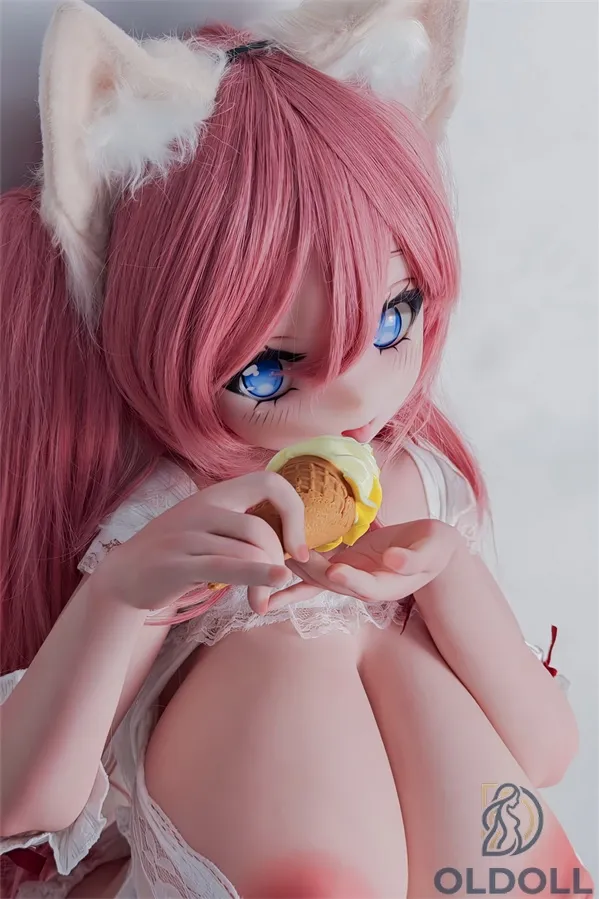 Sexpuppe ElsaBabe AHR018: Pinkfarbene Haare und Furry-Ohren