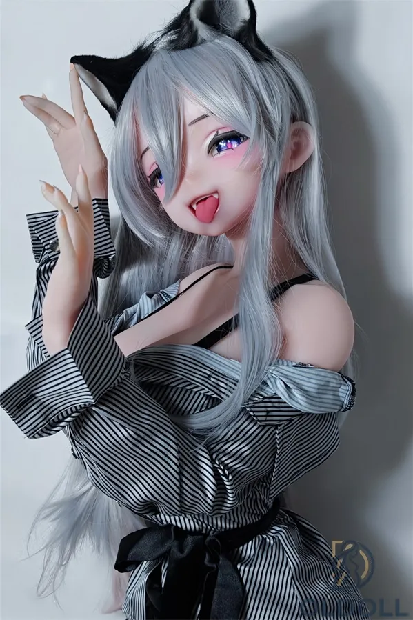 Silikon-sexdolls im verspielten Furry-Stil mit 148cm