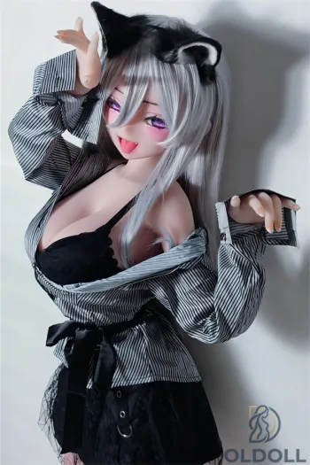 Elsa Babe real doll mit lila Augen und Office-Outfit
