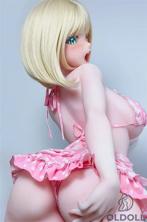 Silikon sex doll im pinken Badeanzug von ElsaBabe