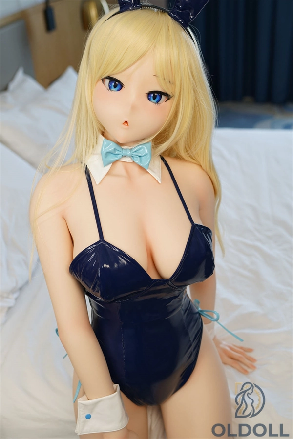 Irokebijin 148cm E-Körbchen Schwarzes Set Fantasie Hase Maedchen Azuka Silikon Sex Puppe