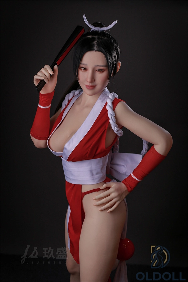 Elegante Silikon-liebespuppe im Design der berühmten Mai Shiranui