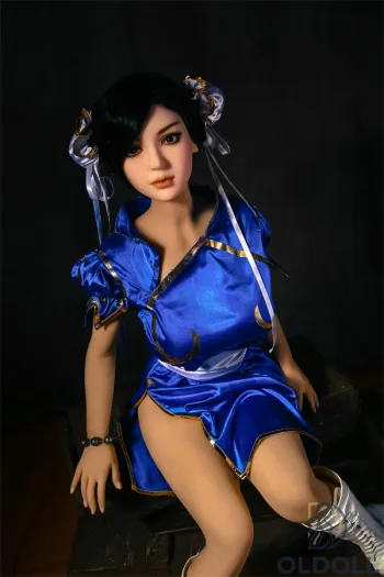 Realistische Chun-Li realdoll aus flexiblem TPE-Material