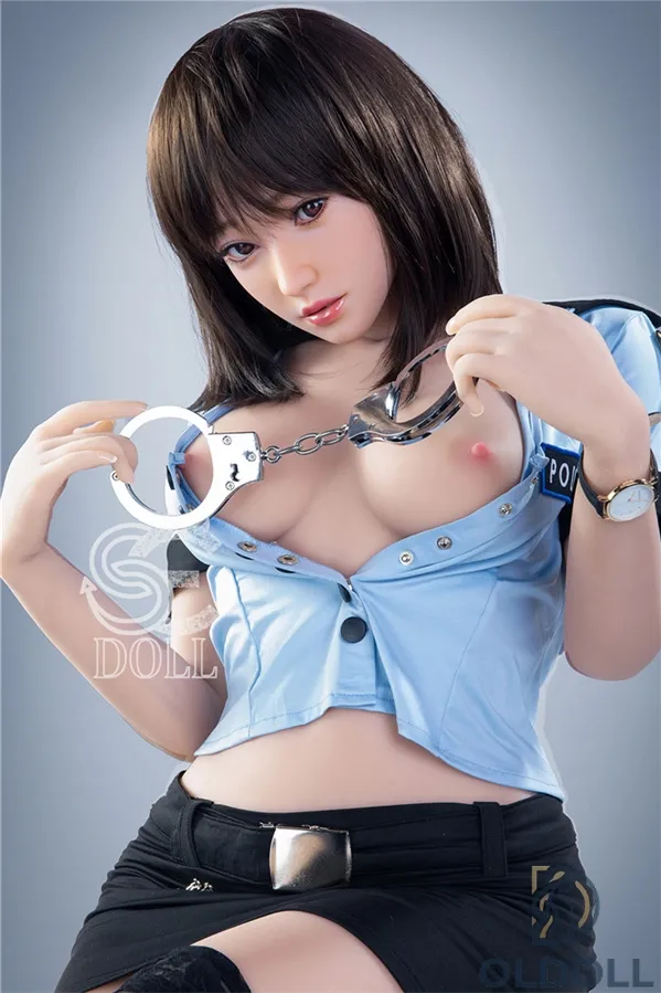 Kurze Haare Asiatische Polizei Uniform real doll
