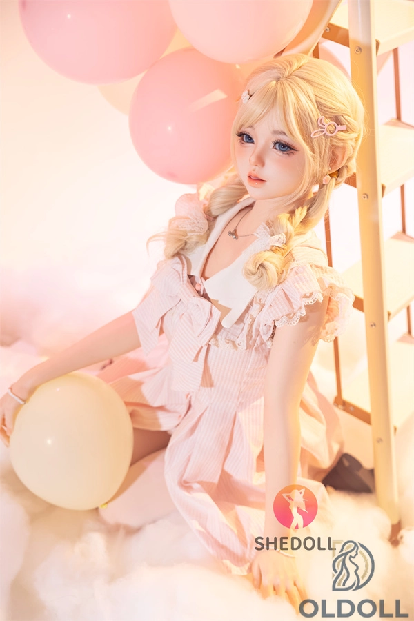 Realistische dünne realdoll im zierlichen Märchen-Look