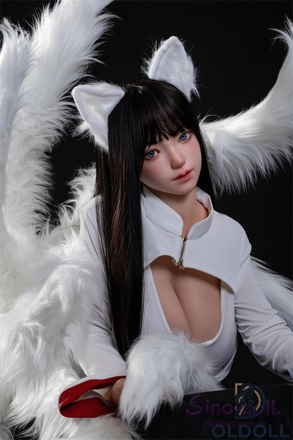 Kompakte sex puppen als weißer Fuchs-Torso für Fantasy-Liebhaber
