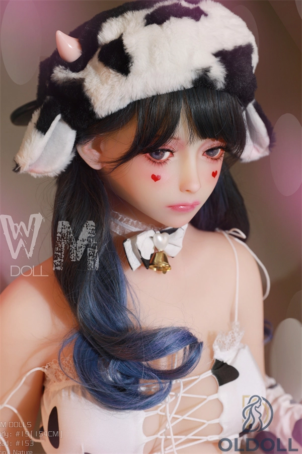 Verspieltes Kuh-Outfit mit süßer Ausstrahlung real doll