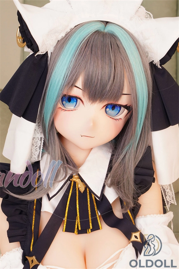 WM Doll 159cm B-Körbchen Dienstmädchen Cosplay #Y010 Vinyl Kopf TPE Körper Sexpuppe