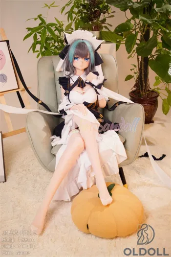 Cosplay sex puppen im detailreichen Dienstmädchen-Look